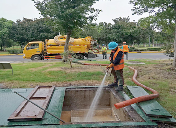 钟山化油池清理